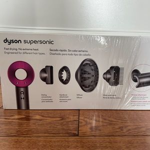 Brand new Dyson Supersonic hairdryer. New in box still in plastic wrap.